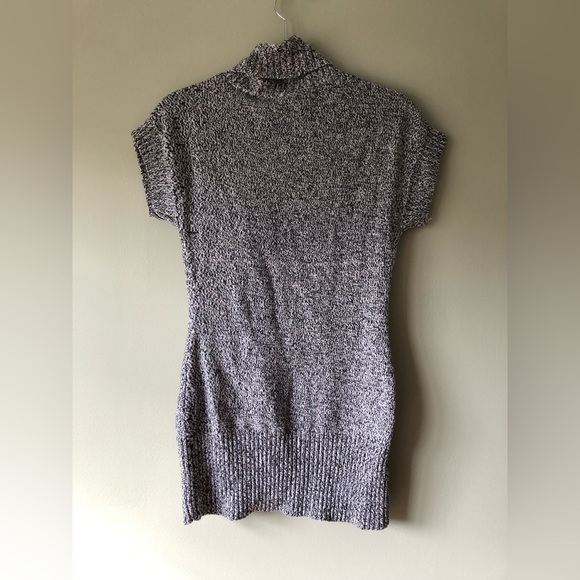 Candies | Gray Knitted Sweater Top with Zipper - Picture 2 of 3